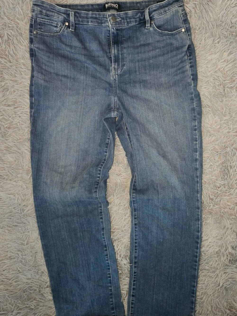 Buffalo David Bitton Alyssa Jeans Women's 14/34 High Rise Straight Leg